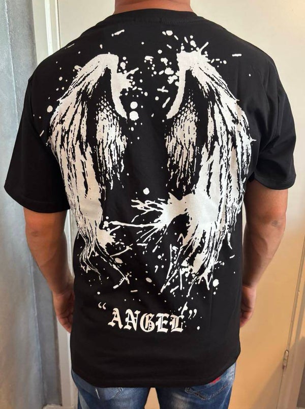 Angel Wings Zwart T-Shirt