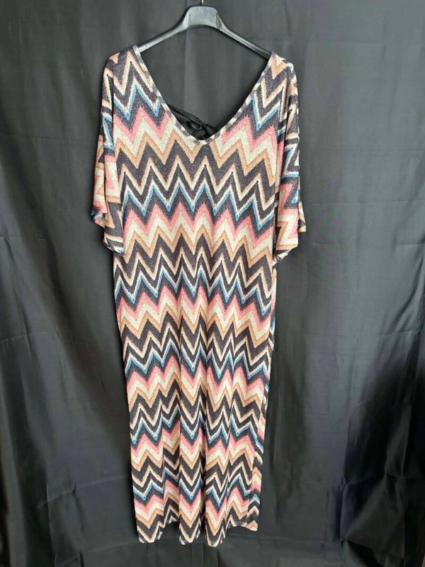 ZigZag Jurk (zwart)