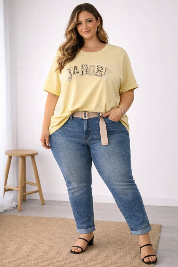 J'Amore tee Yellow
