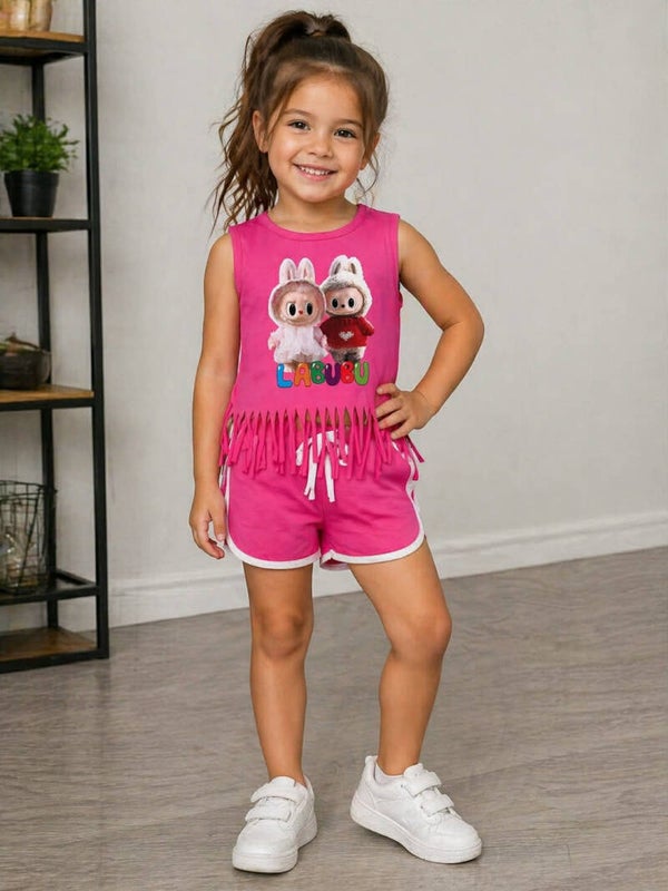 Pink Labubu Set