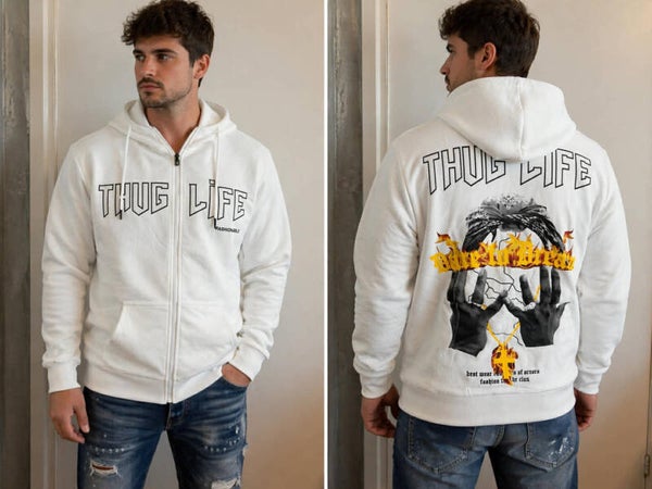 THUG LIFE Hoodie Vest