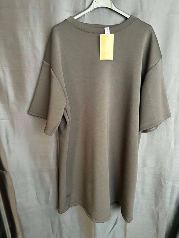 New York Casuel Tee Dress (zwart)