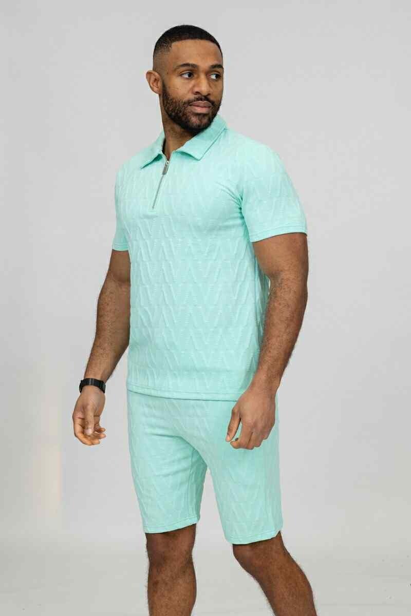 Mint-groene polo Set