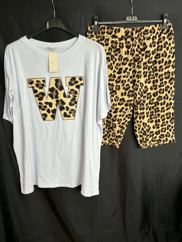 Setje met panter broek