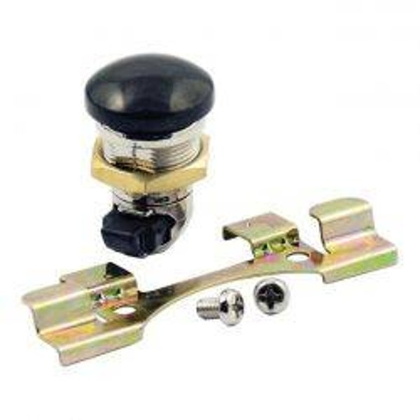 KEYLESS PUSH BUTTON FUEL DOOR RELEASE. BLACK.  92-22 Touring; 09-22 Trikes. With center fill (fuel door) tank  mcs 516508