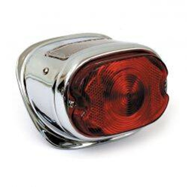 EARLY 55-72 STYLE TAILLIGHT. CHROME. mcs 519380. OEM replacement reference 68010-64B.