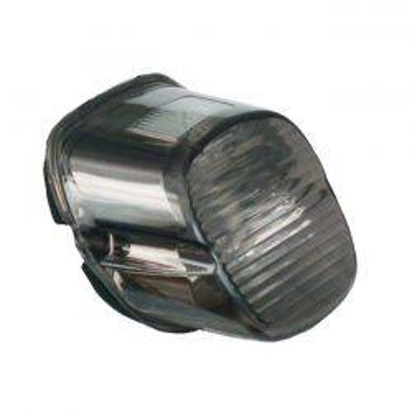 LAYDOWN TAILLIGHT LENS. LIGHT SMOKE, L03-23 various H-D with conventional center tailligh  mcs 519523