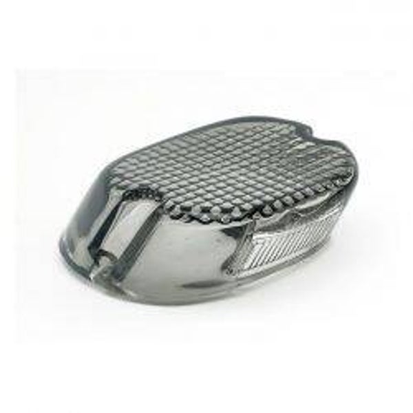 LAYDOWN TAILLIGHT LENS. LIGHT SMOKE,  73-98 H-D; 1999 Softail (NU)  mcs 519571