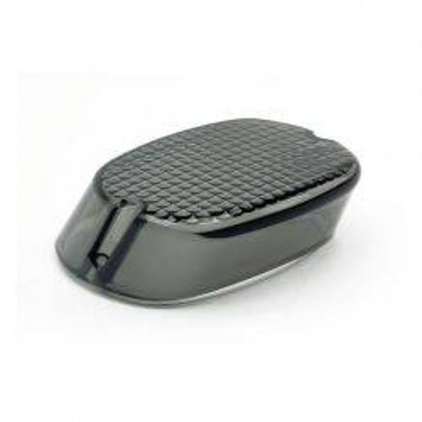 LAYDOWN TAILLIGHT LENS. LIGHT SMOKE,  L03-23 various H-D with conventional center taillight  mcs 519576