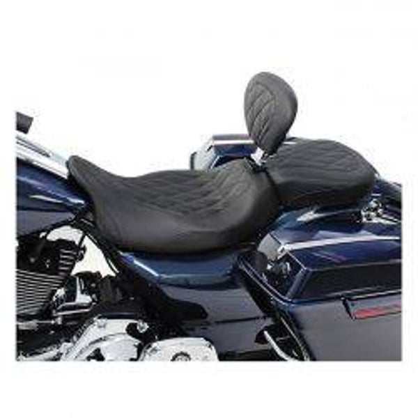 MUSTANG, WIDE TRIPPER SOLO SEAT. WITH RIDER BACKREST, 08-21 Touring  mcs nr 537012