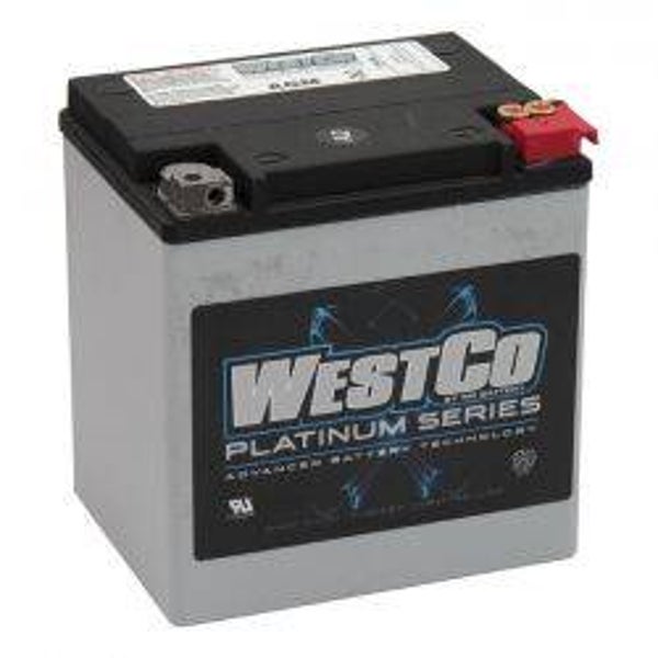 WESTCO, SEALED AGM BATTERY. 12 VOLT, 26AMP, 400CCA mcs nr 558015