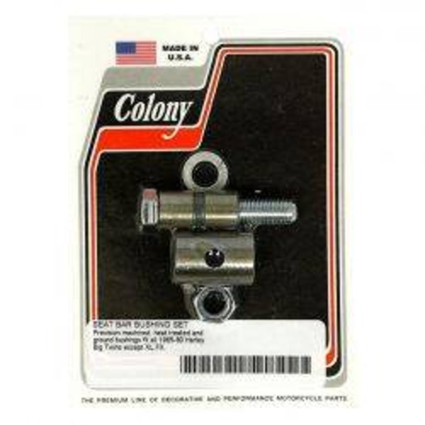 COLONY, T-BAR BUSHING KIT. ZINC, 65-E81 H-D with T-bar mounted solo seat (NU)  mcs nr 929663