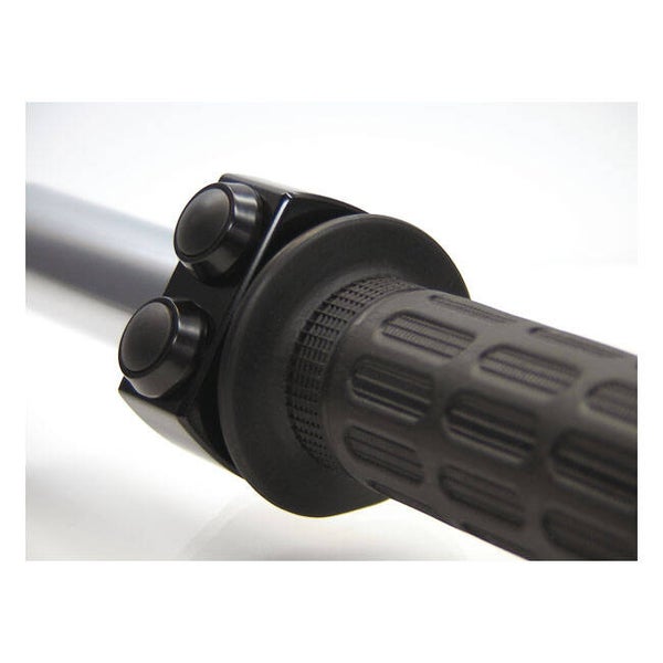MOTOGADGET MO.SWITCH 2 PUSH BUTTON HOUSING 1" H/B, BLACK mcs 930222