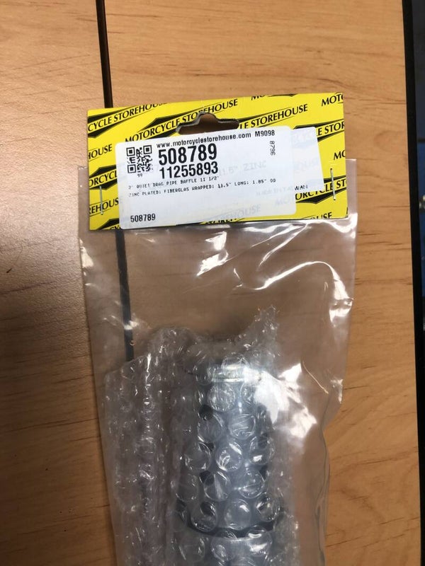 2"quiet drag pipe baffle (demper)