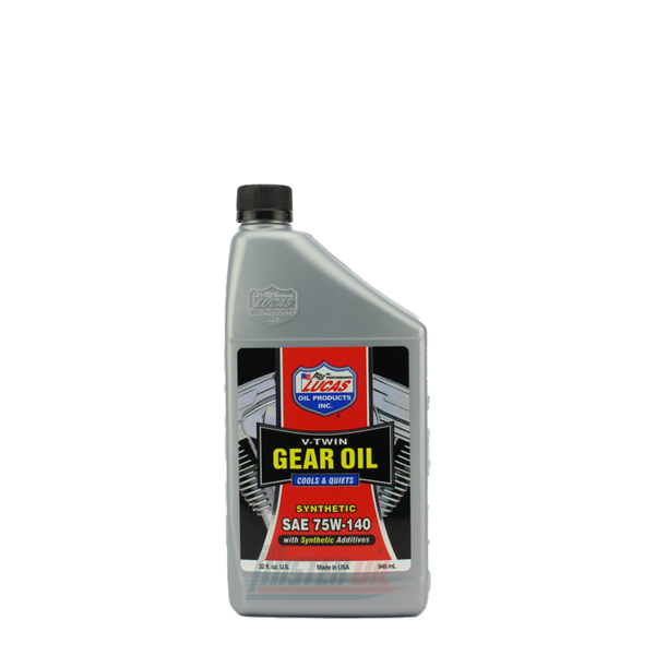 Lucas Oil Synthetic V-Twin Gear Oil (10791) 75W140