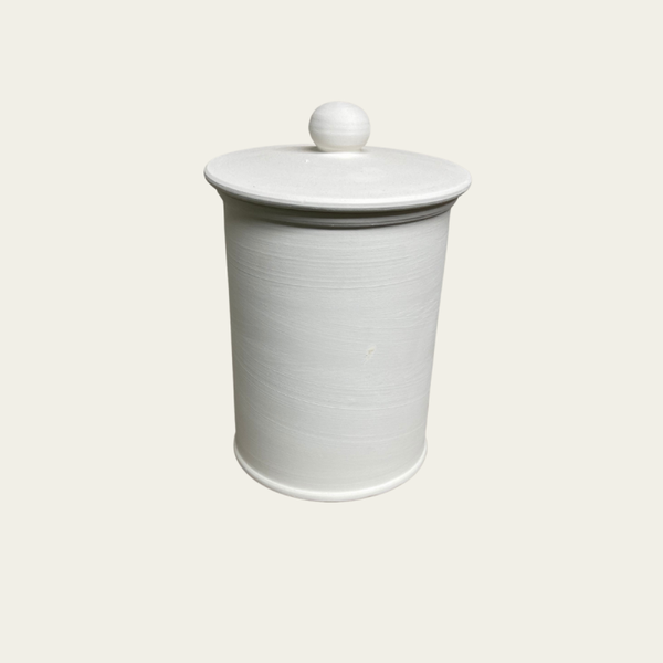 Voorraad pot met rand