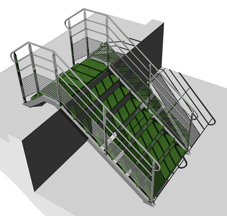 escalier technique