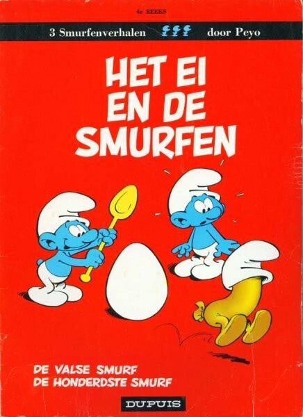 Smurfen, de, 4 - Het Ei en de Smurfen (1979) 3e druk SC