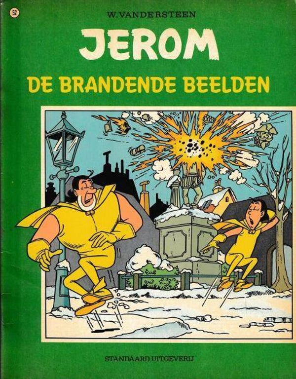 Jerom 52 - De Brandende Beelden (1973) 1e druk SC