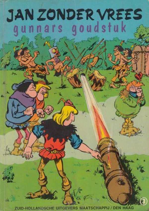 Jan zonder Vrees (en Dokus) 3 - Gunnars Goudstuk (1971) 1e druk SC