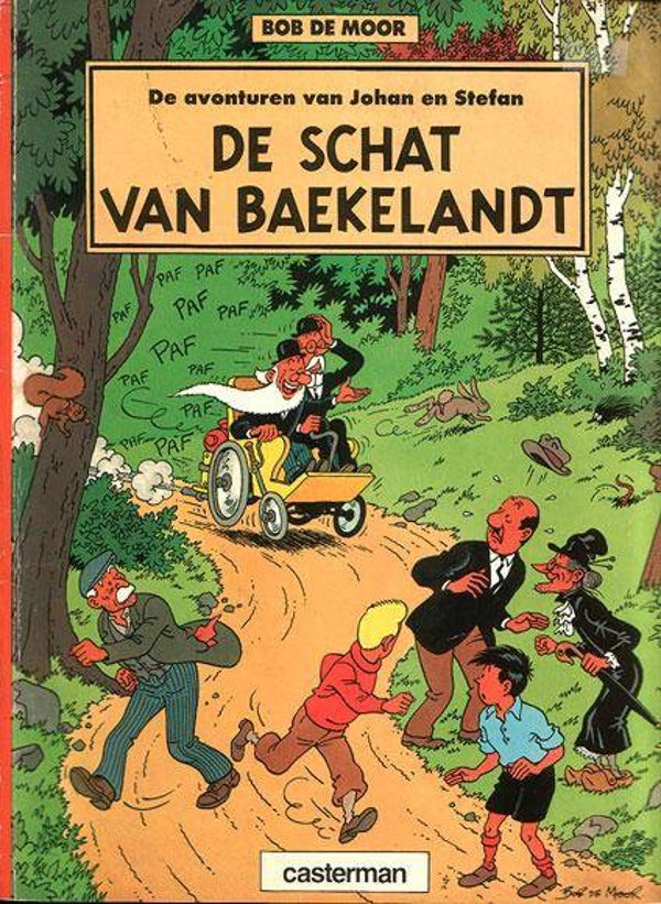 Johan en Stefan 3 - De Schat van Baekelandt (1989) 1e druk SC
