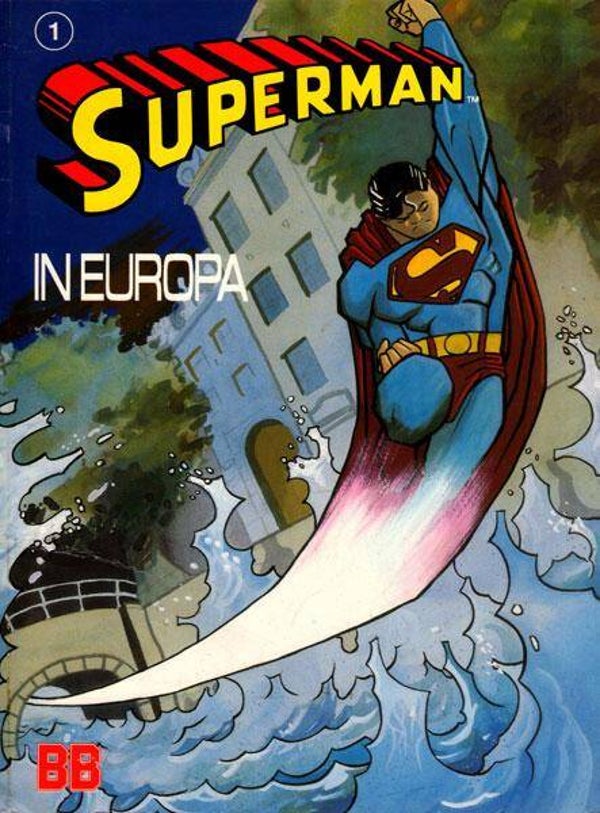 Superman In Europa (1990) 1e druk SC