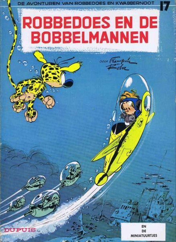 Robbedoes en Kwabbernoot 17 - Robbedoes en de Bobbelmannen (197?)  4e druk SC