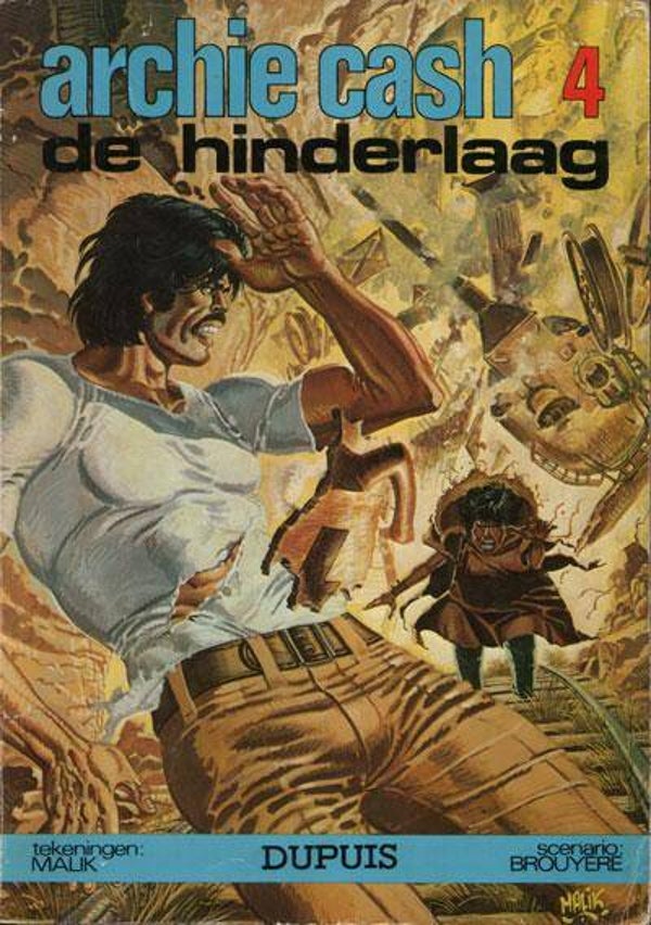 Archie Cash 4 - De Hinderlaag (1976) 1e druk SC