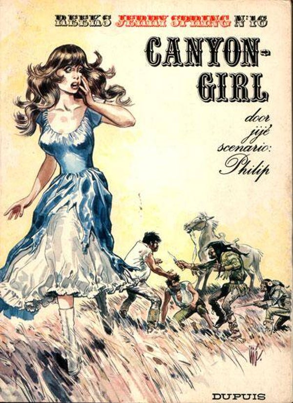 Jerry Spring 16 - Canyongirl (1977) 1e druk SC