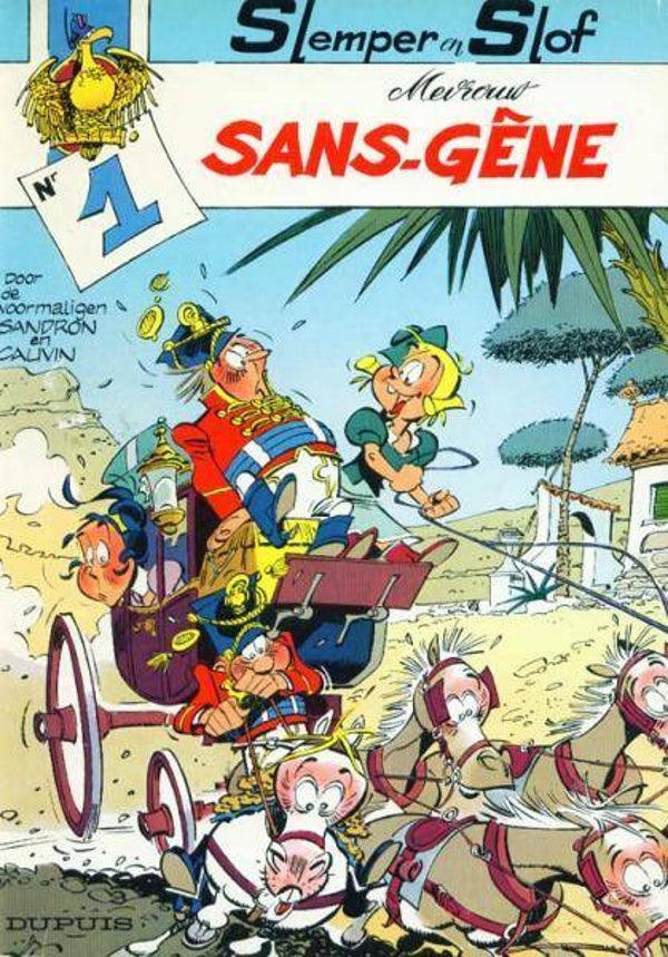 Slemper en Slof 1 - Mevrouw Sans-Gêne (1982) 1e druk SC