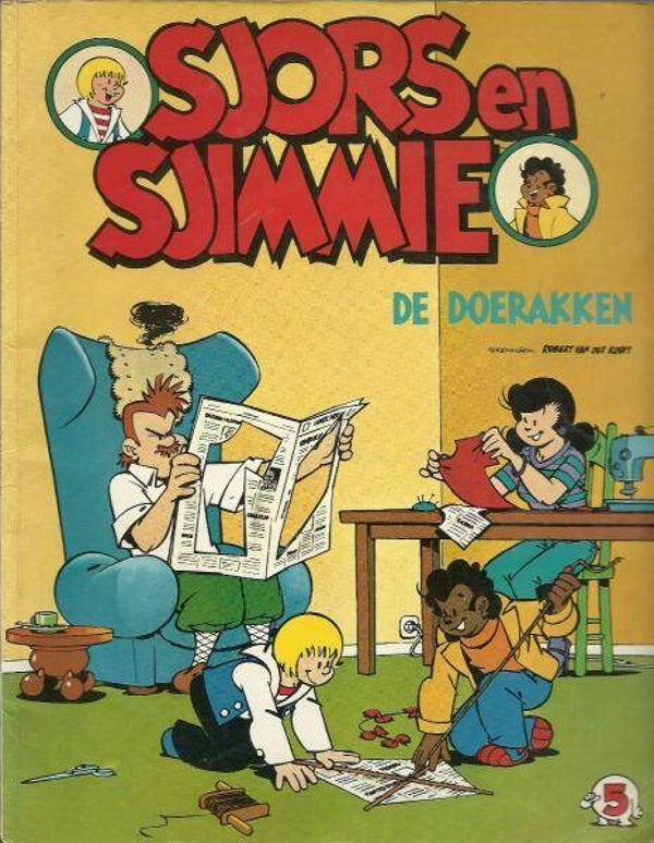 Sjors en Sjimmie 5 - De Doerakken (1980) 1e druk SC
