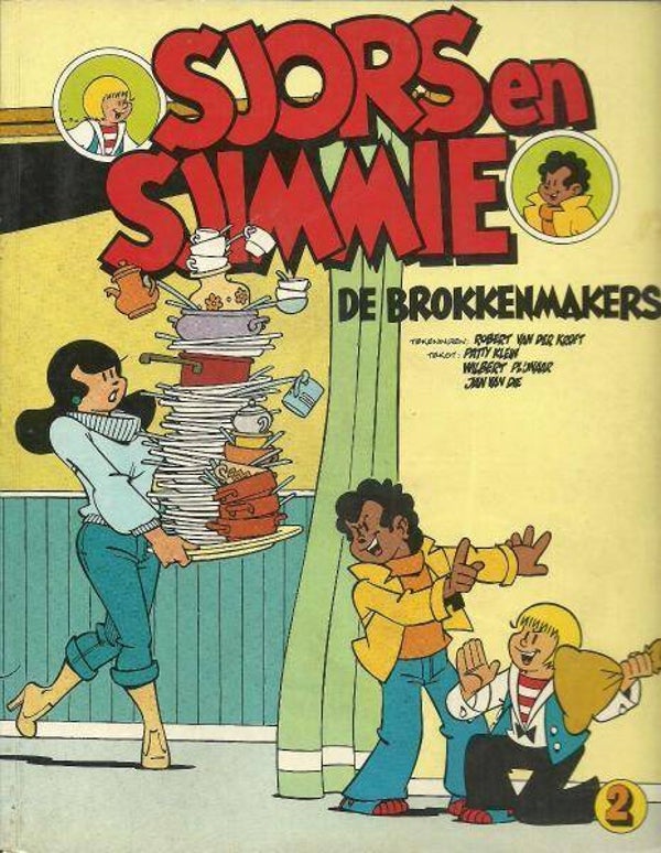 Sjors en Sjimmie 1 - En De Rebellenclub (1985) 2e druk SC