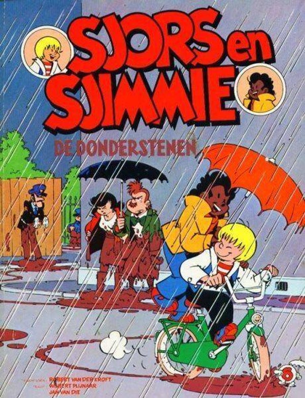 Sjors en Sjimmie 6 - De Donderstenen (1988) 4e druk SC