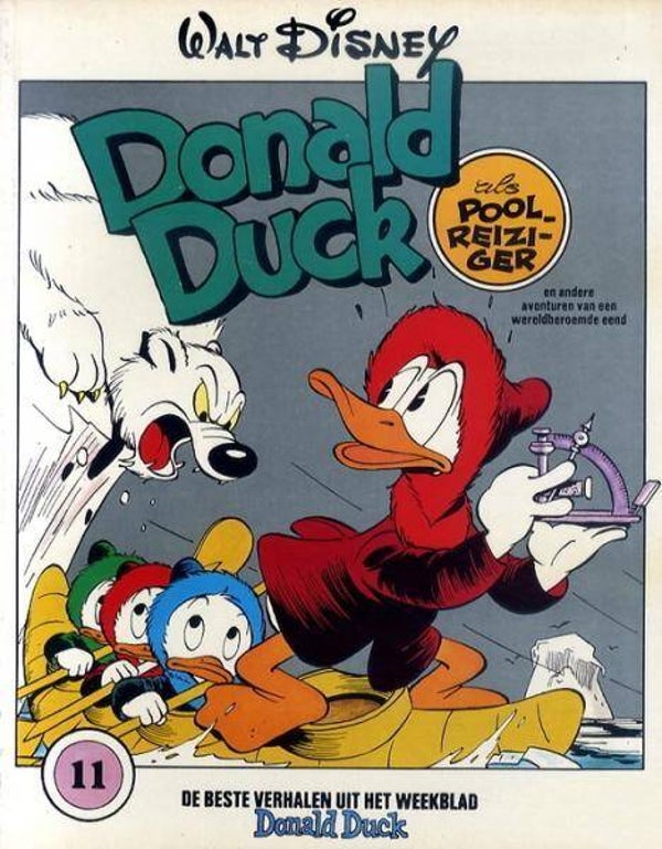 Donald Duck 11 - Als Poolreiziger (1986) 5e druk SC