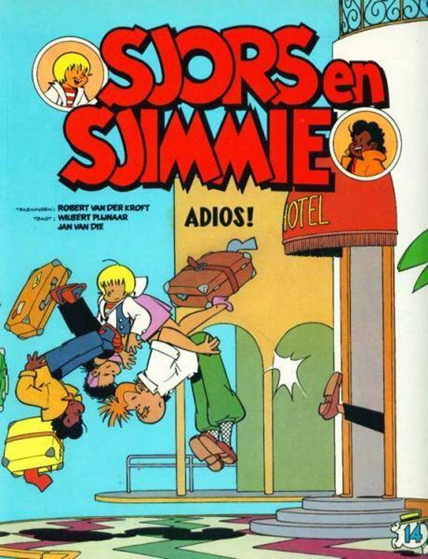 Sjors en Sjimmie 14 - Adios! (1988) 1e druk SC