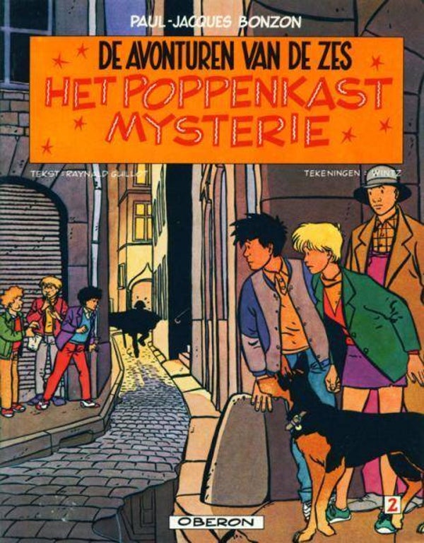 Zes, De Avonturen van de , 2 - Het Poppenkast Mysterie (1985) 1e druk SC