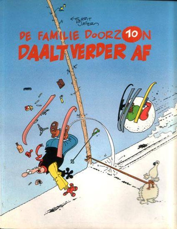 Familie Doorzon, De, 10 - Daalt Verder Af (Oberon 1989) 2e druk SC