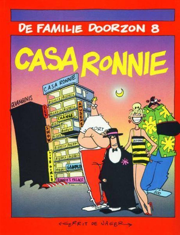 Familie Doorzon, De, 8 - In Casa Ronnie (Oberon 1989) 3e druk SC