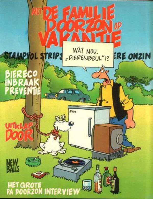 Familie Doorzon, De, S8 - Met de familie Doorzon op vakantie (Big Balloon 1990) 1e druk SC