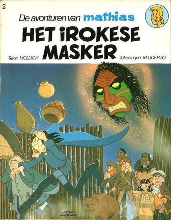 Mathias, De Avonturen van, 2 - Het Irokese Masker (1984) 1e druk SC