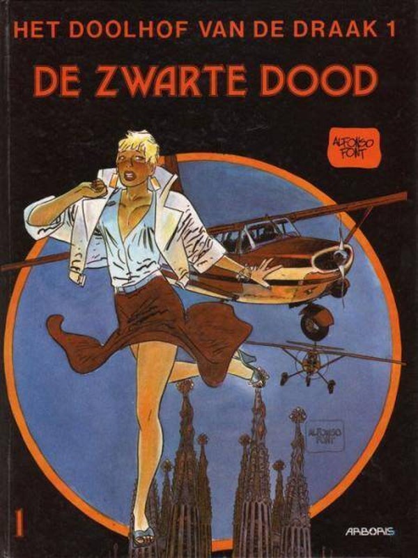 Doolhof van de draak, Het, 1 - De Zwarte Dood (1989) 1e druk SC