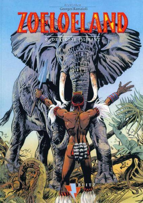 Zoeloeland 9 - De Grote Olifant (1999) 1e druk SC