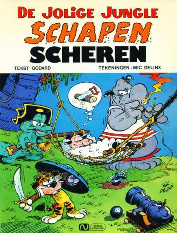 Jolige Jungle, de 7 - Schapen Scheren (1976) 1e druk SC
