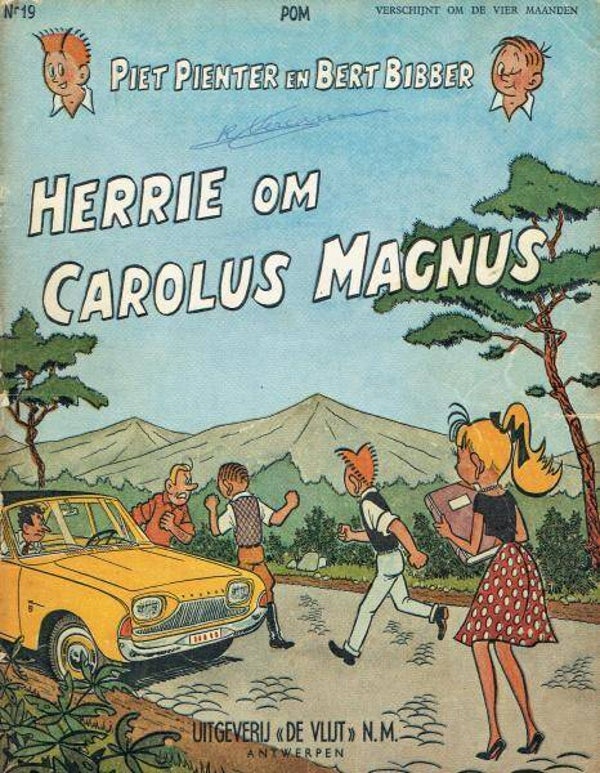 Piet Pienter en Bert Bibber 19 - Herrie om Carolus Magnus (tussen 1963 en 1976) 2e druk SC