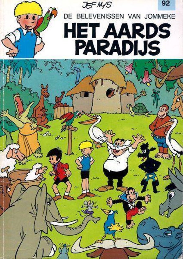 Jommeke 92 - Het Aards Paradijs (1992) 5e druk SC