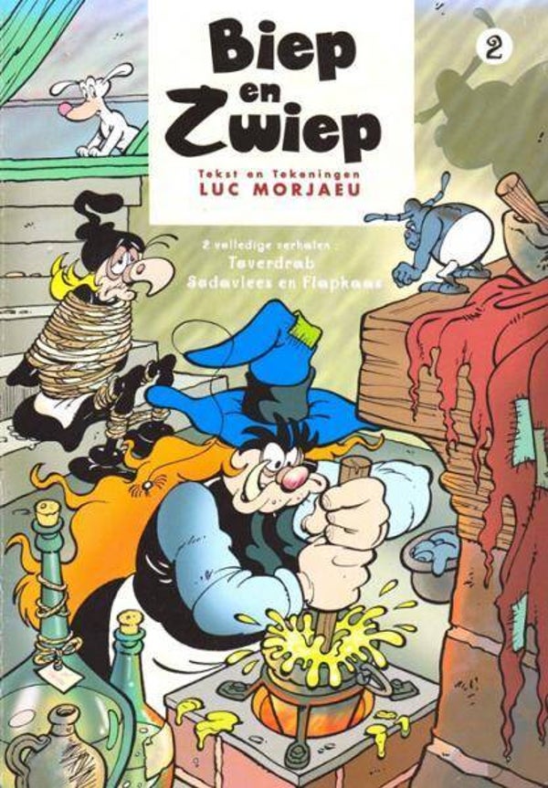 Biep en Zwiep 2 - Toverdrab / Sodavlees en flapkaas (2000) 1e druk SC