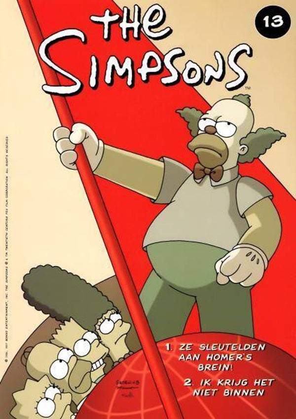 Simpsons, The, 13 - Ze sleutelden aan Homer's brein! / Ik krijg het niet binnen (2000) 1e druk SC