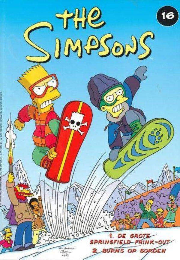 Simpsons, The, 16 - De grote Springfield Frink-out / Burns op borden (2001) 1e druk SC