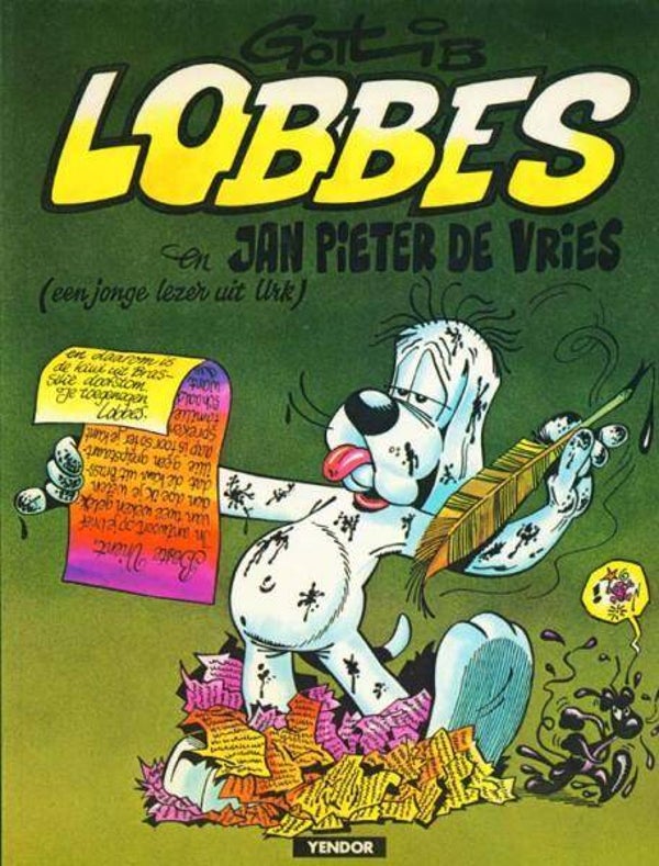 Lobbes 4 - Lobbes en Jan Pieter de Vries (een jonge lezer uit Urk) (1980) 1e druk SC