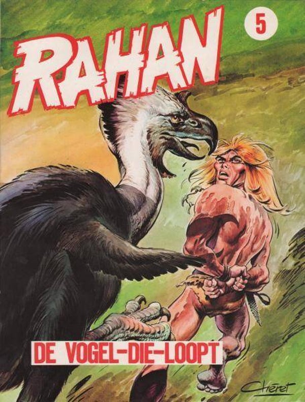 Rahan 5 - De Vogel-Die-Loopt (Panda 1980) 1e druk SC
